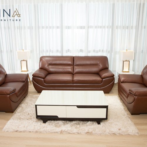 ໂຊຟາຊຸດໜັງແທ້ WA-S354-L205-SET