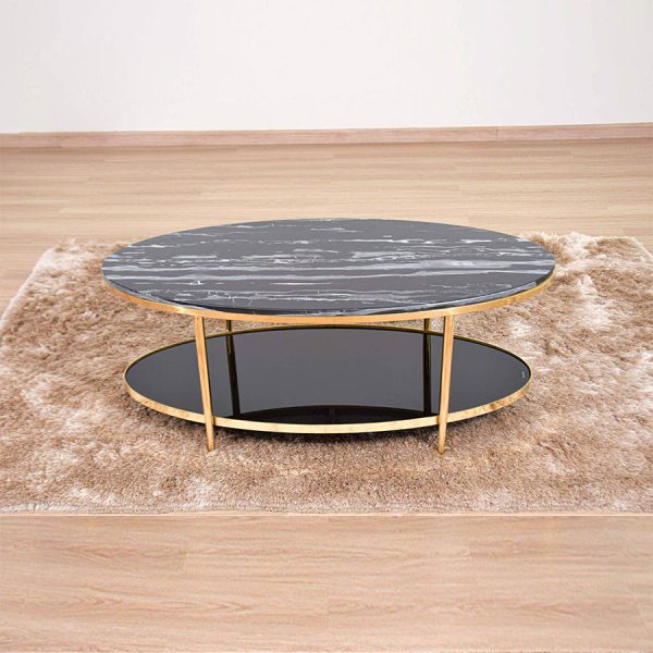 KT1611-A-ໂຕະກາເຟ-ຫີນອ່ອນ-ສີດຳ