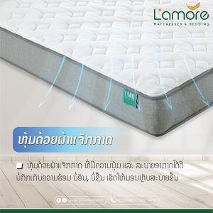 ເສື່ອນອນ L'AMORE ລຸ້ນ 8A-Pocket spring