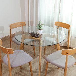 ໂຕະກິນເຂົ້າ ລຸ້ນ 1939-GLASS TABLE ຂະໜາດ 1.2 ແມັດ